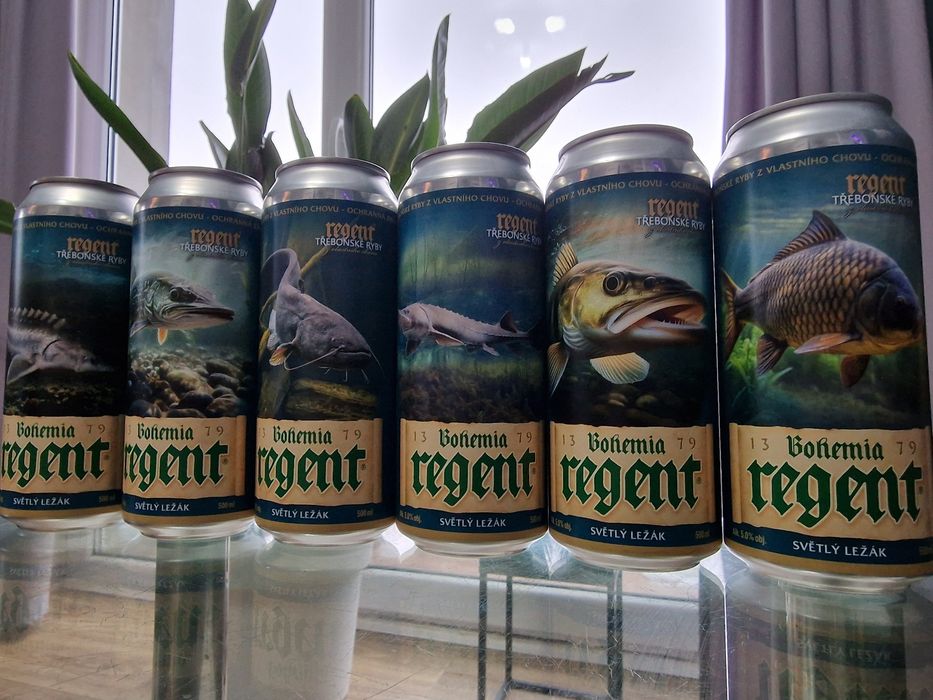 Piwo kolekcjonerskie Regent, Karp, Sum, Szczupak, Jesiotr, Sandacz