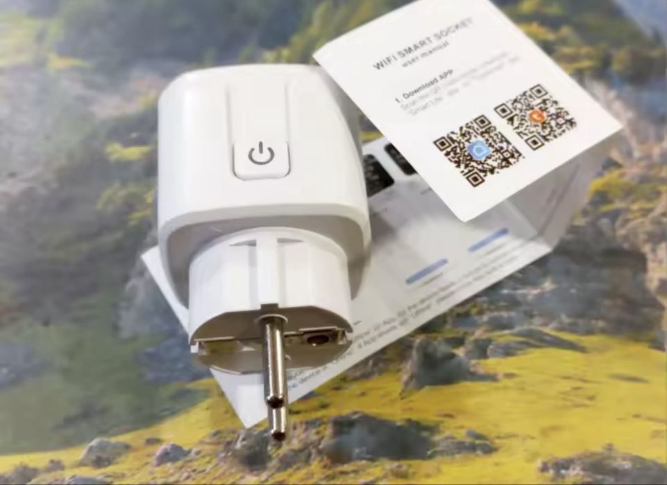 Умная вилка TUYA, розетка Wi-Fi