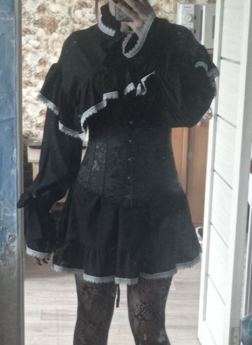 Готична сукня / Gothic dress / чорна сукня з мереживом