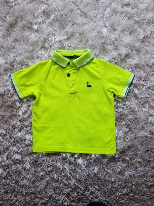 koszulka bluzka t-shirt 2-3 latka nowa 92 neon 98 zielona czerwona