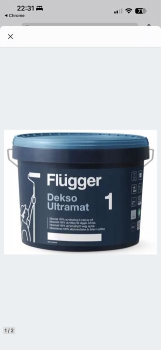 Farba Flugger Dekso White 02   FLO102