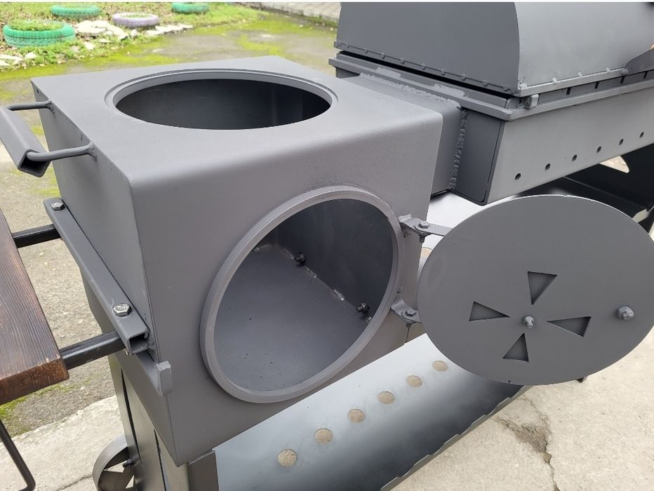 •5мм•ХІТ•ВІД ЗАВОДУ•Мангал Барбекю Смокер  Коптильня / Печь под Казан