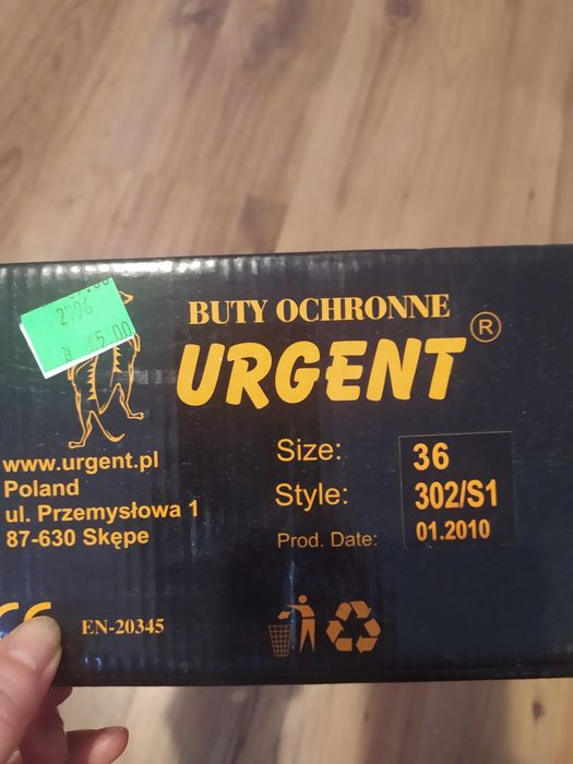 Buty ochronne typu sandały