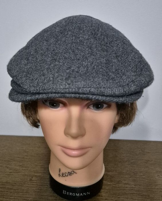 H&M roz. 58 wełniany kaszkiet super stan