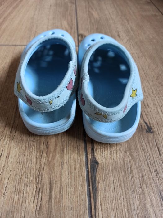 Klapki piankowe 26 crocsy niebieskie