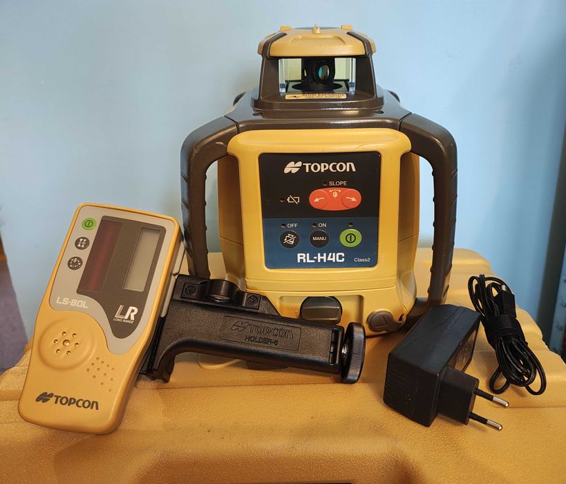 TOPCON RL-H4C, niwelator laserowy, po kalibracji, jak nowy!