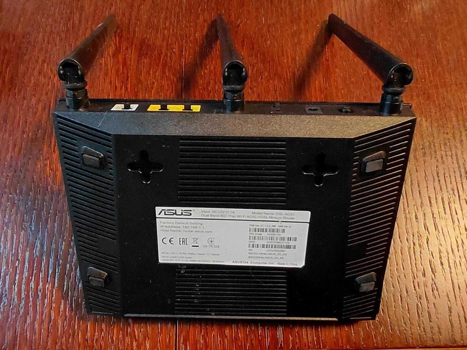 Router Modem VDSL ADSL ASUS DSL-AC51 802.11ac