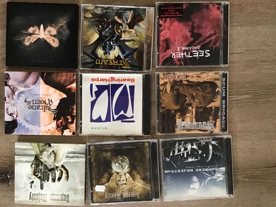 CDs novos metal e pop S+T