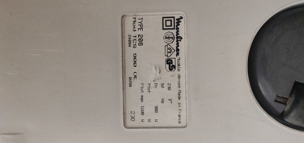 Aspirador Moulinex TCS 900 OE.