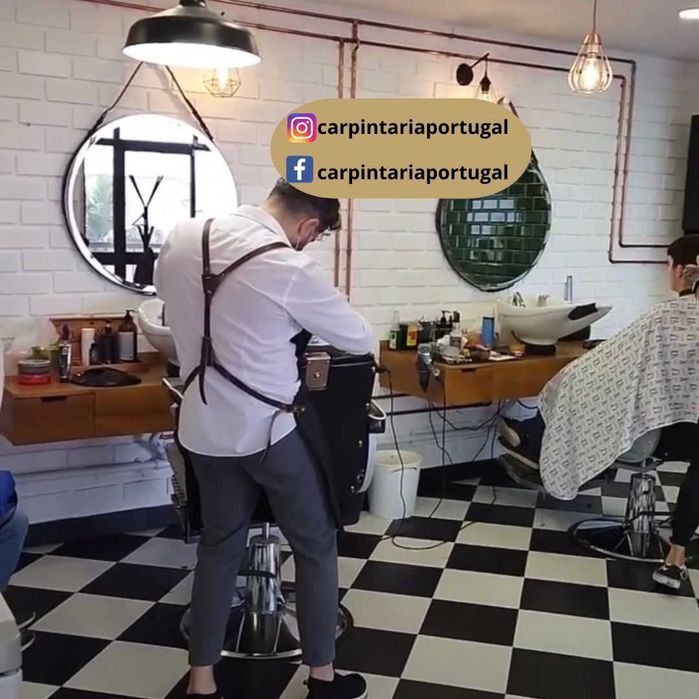 Móveis para barbearia e salões (por orçamento)