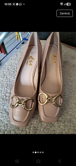 Bity półbuty 37 camel