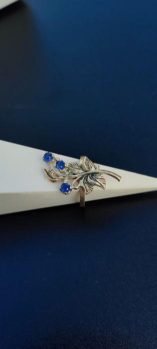 Серебряное кольцо 875 проба