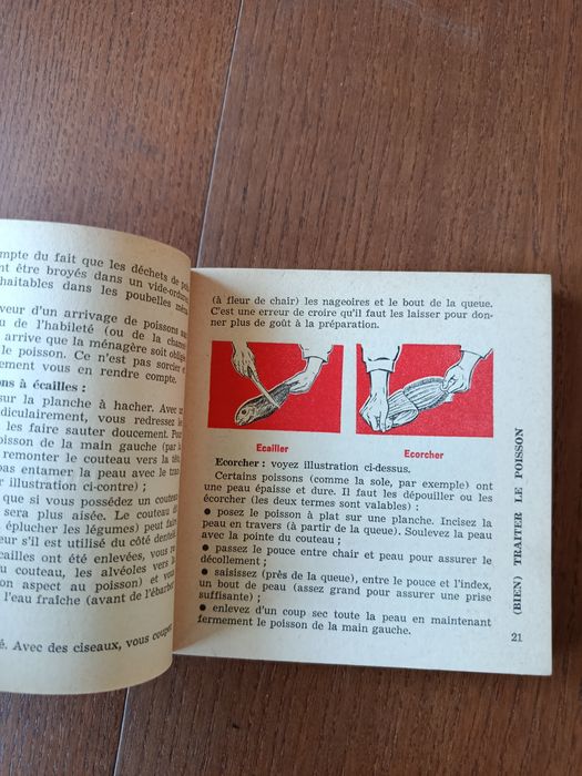 Je prépare.. les poissons, crustáceos, mollusques