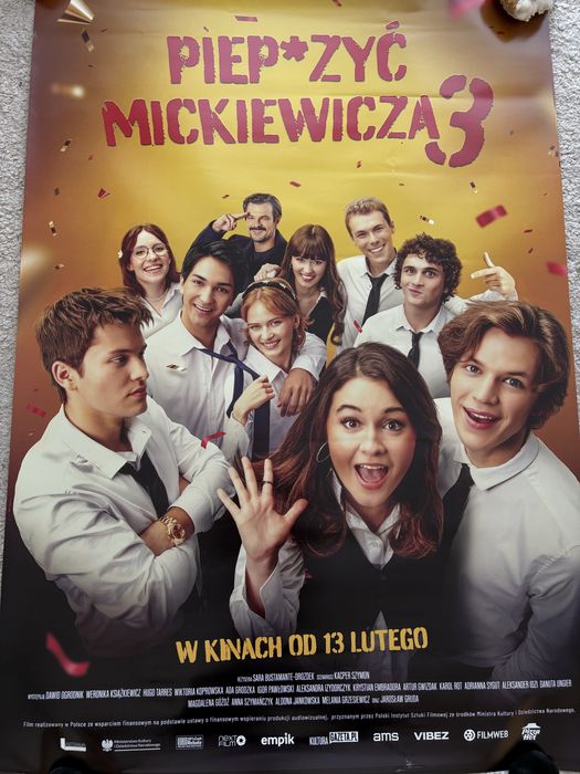 Oryginalny plakat kinowy pieprzyc mickiewicza 3