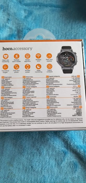Смарт годинники Black Shark GS3 Ultra, Haylou, Hoco, Lenovo