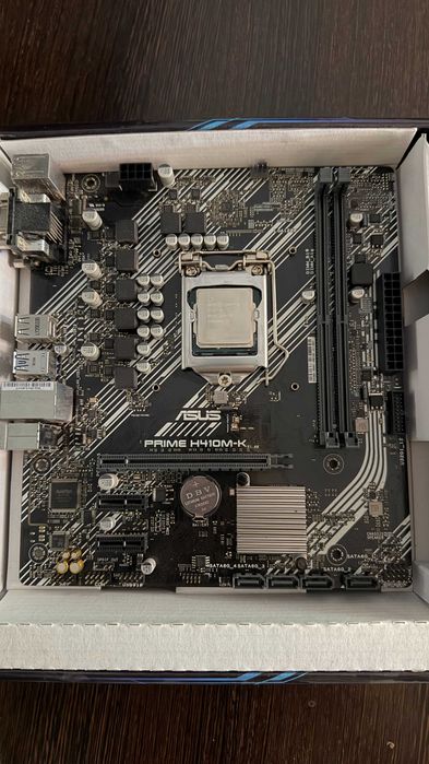 Intel i7-10700 + ASUS H410M-K + Cooler Intel