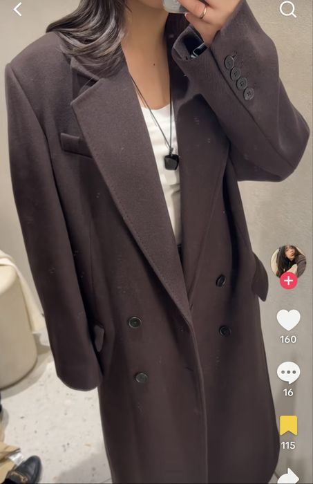 Пальто Zara шерсть
