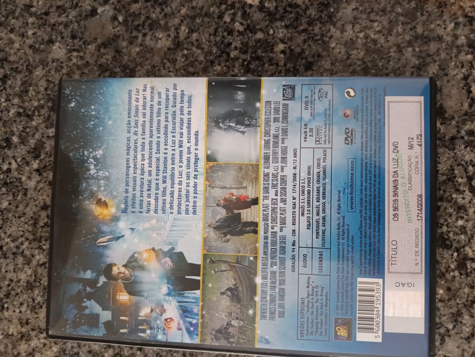 DVD os seis sinais da luz