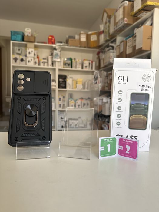 Etui pancerne + SZKŁO hartowane do Samsung galaxy A36 5G