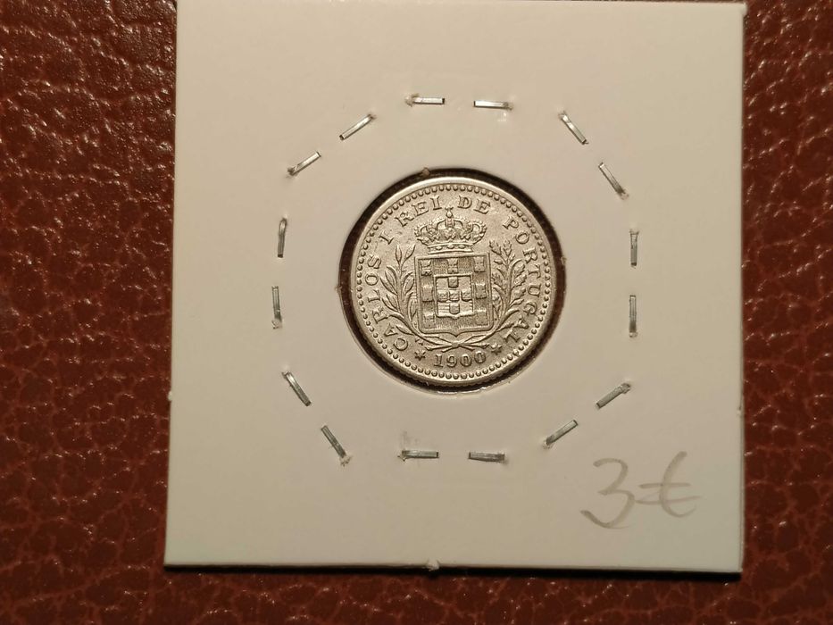 Portugal - moeda de 50 reis de 1900 (Monarquia)-preço por unidade
