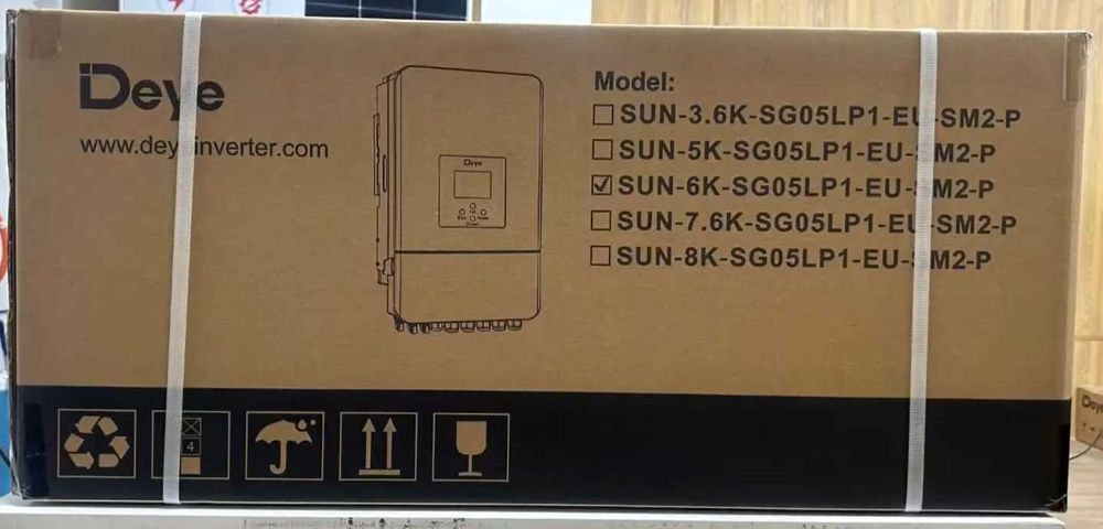 Гібридний інвертор Deye SUN-6K-SG05LP1-EU-AM2-P