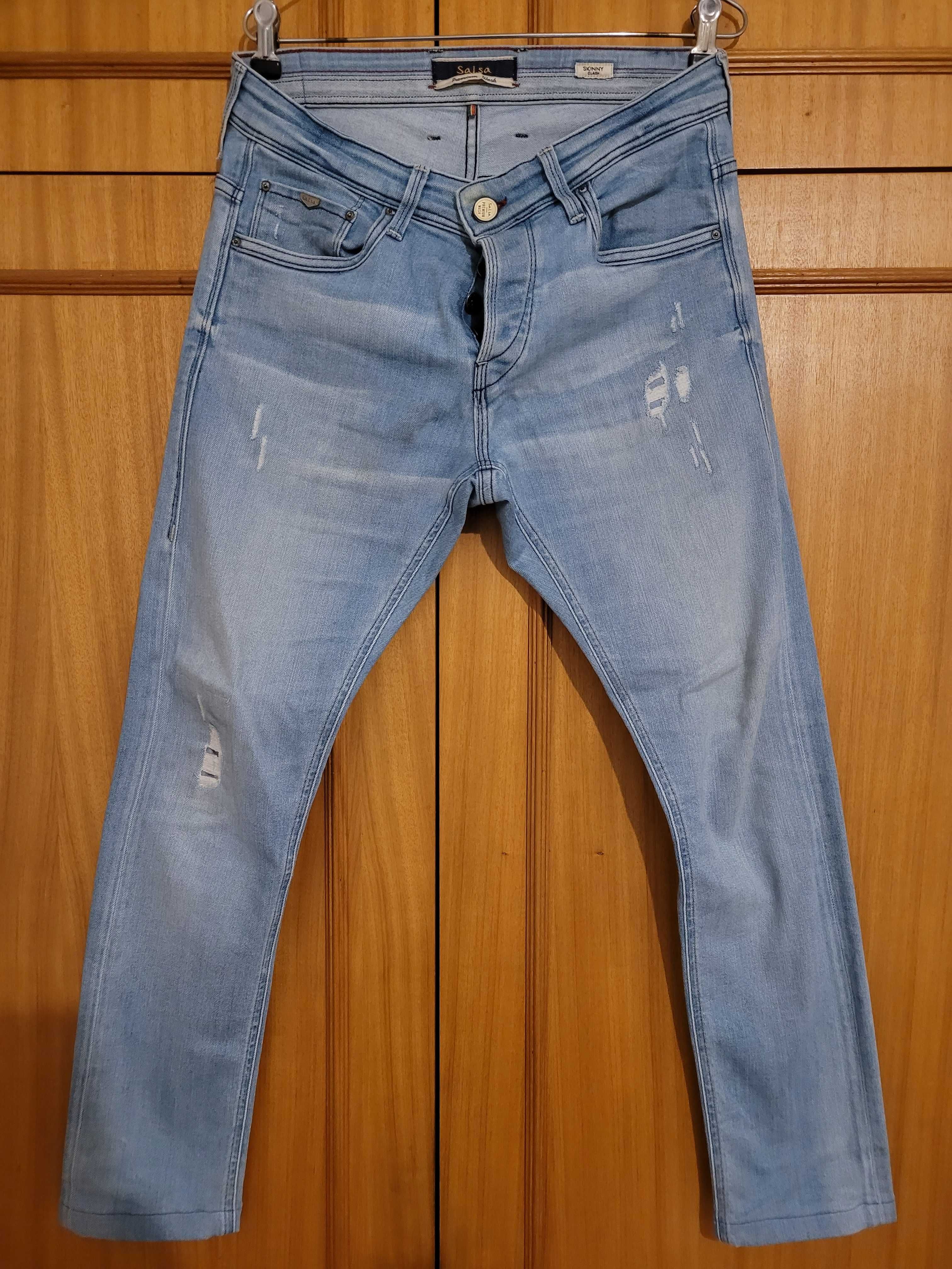 Jeans Salsa Clash Skinny Premium Wash 30 Homem Vilar de Andorinho OLX.pt