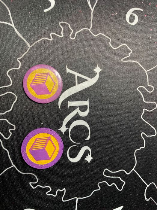 Arcs. Żetony surowców do gry Arcs