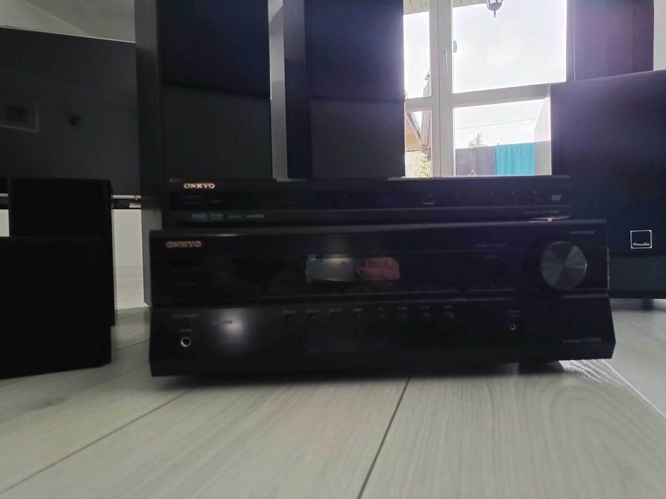 Zestaw kina domowego ONKYO TX-SR308 + Kolumny Maudio