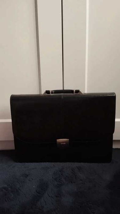 Skórzana torba aktówka