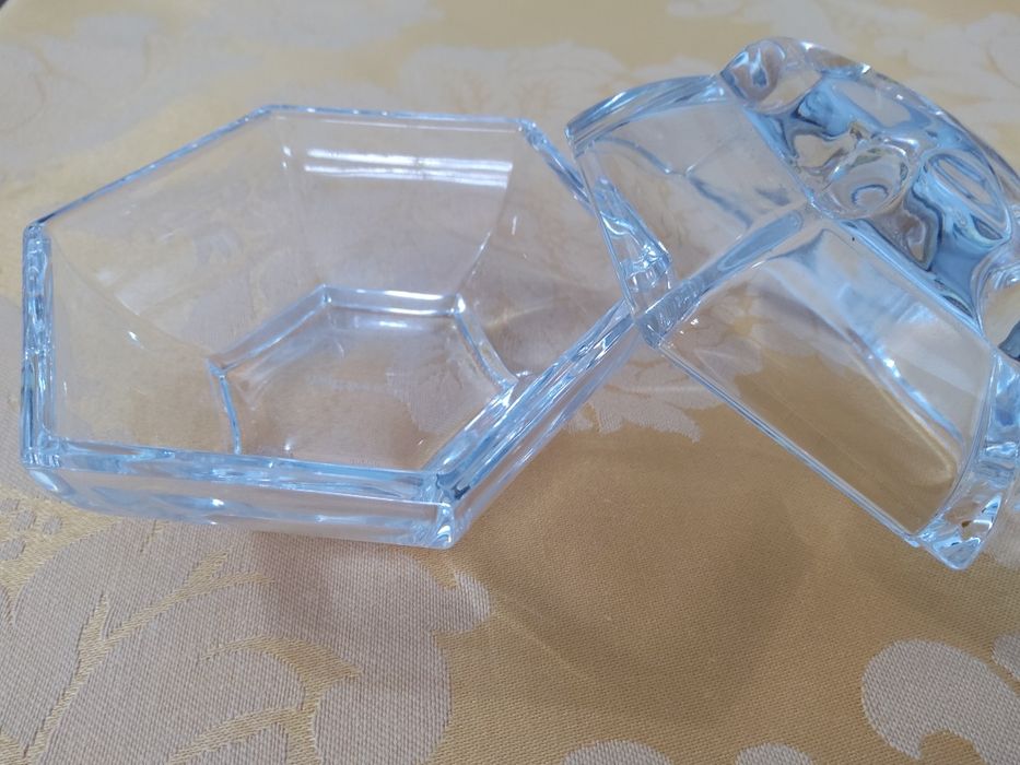 AÇUCAREIRO em CRISTAL da VILLEROY & Boch , impecavel , vintage