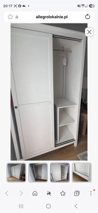 Szafa ikea hemnes