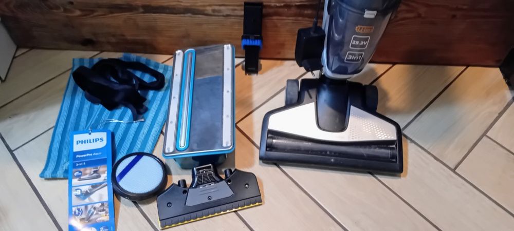 Philips Power Pro Aqua FC 6409 3w1 Myjący+turboszczotka