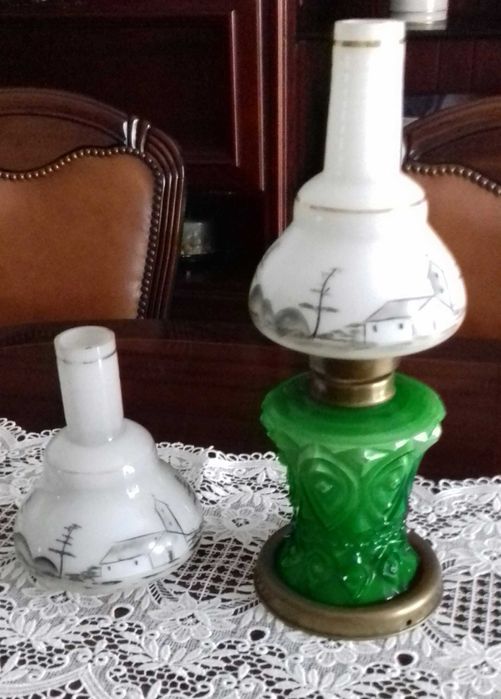 Candeeiro em Vidro Trabalhado