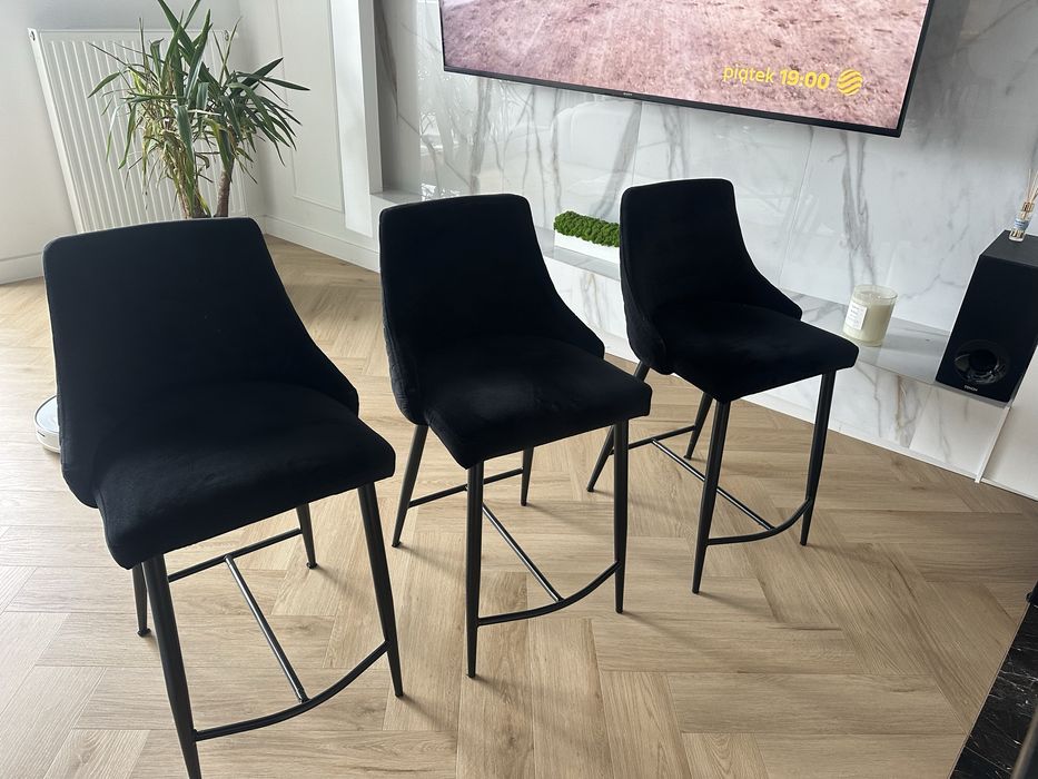 Zestaw 3 krzeseł do wyspy