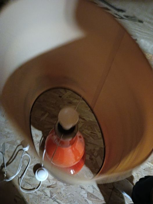 Lampa antyk że szkła.