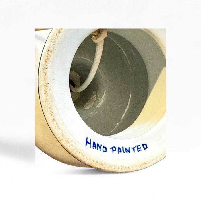 Candeeiro Cerâmica Portuguesa “VIANA” Pintado à Mão – 28cm