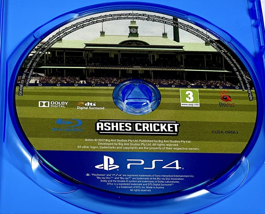 Ashes Cricket Playstation 4 PS4
