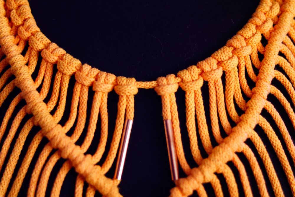 Strój makrama  rękodzieło