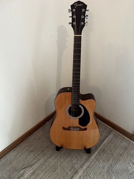 Fender FA-125CE Electroacústica | Cutaway | Pickup | Suporte Incluído
