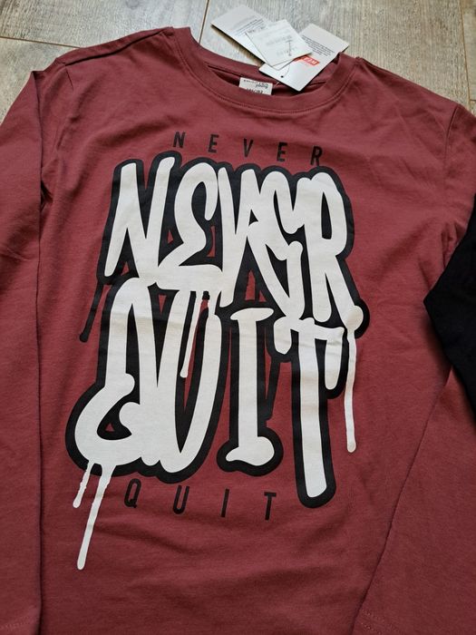 T-shirt chłopięcy dł rękaw - 3 szt. Rozm 146/152