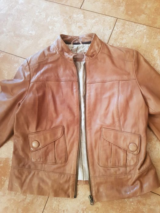 Kurtka ze skóry naturalnej next