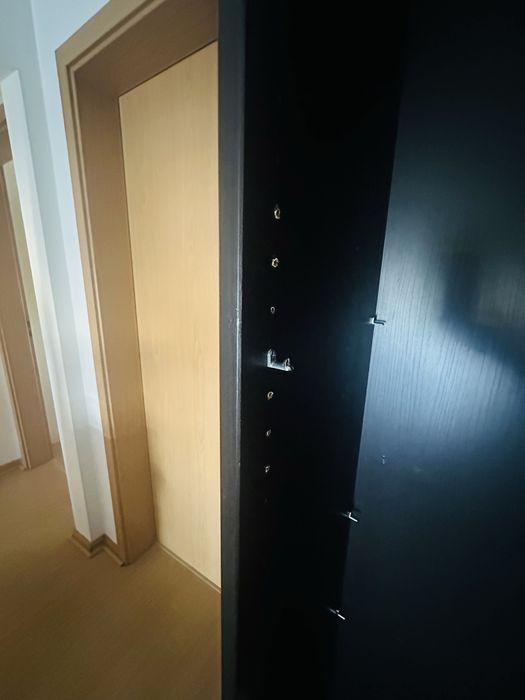 BESTA Estante preto castanho