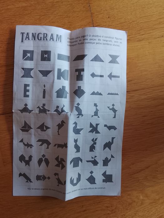 Jogo Madeira Tangram