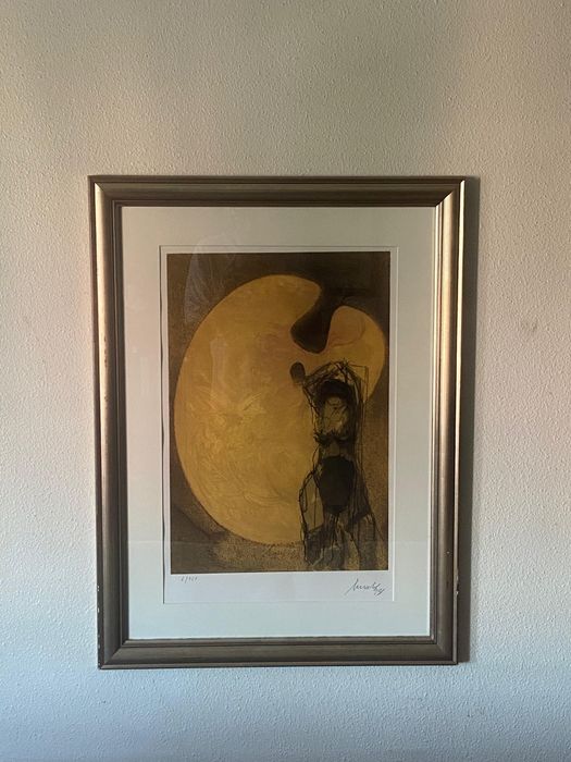 Serigrafia Artur Bual assinada