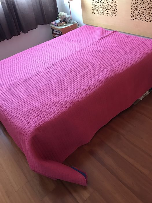 Colcha casal de algodão