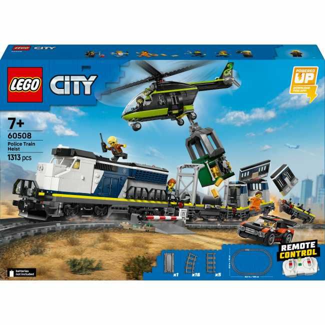 LEGO 60508 City  Пограбування поліцейського поїзда.