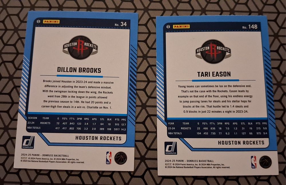 Zestaw kart NBA zespół Houston Rockets