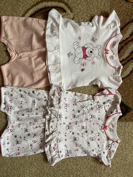 Piżamki dwuczęściowe Disney H&M nowe 74