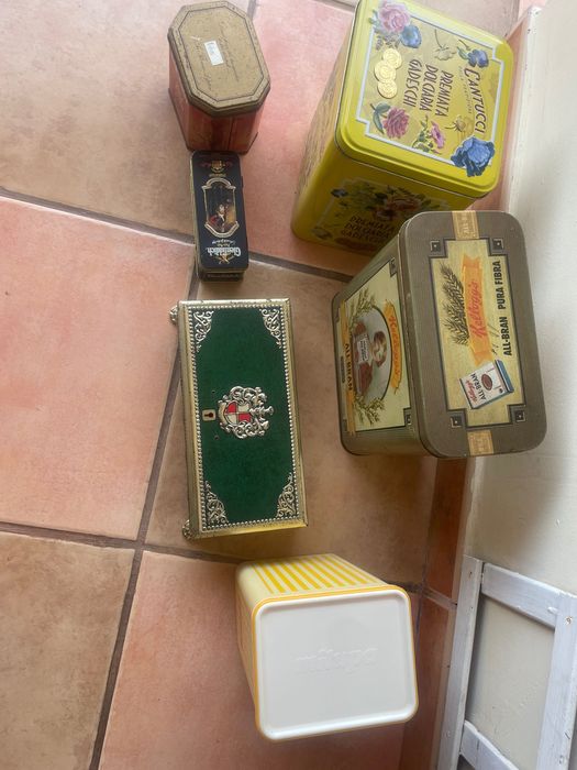 Latas vintage Antigas