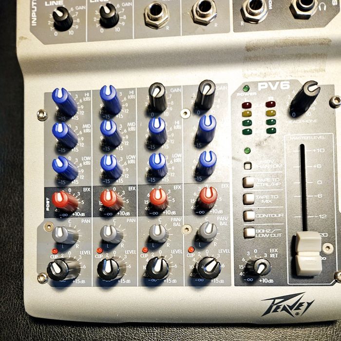 Mikser audio Peavey PV6 w idealnym stanie